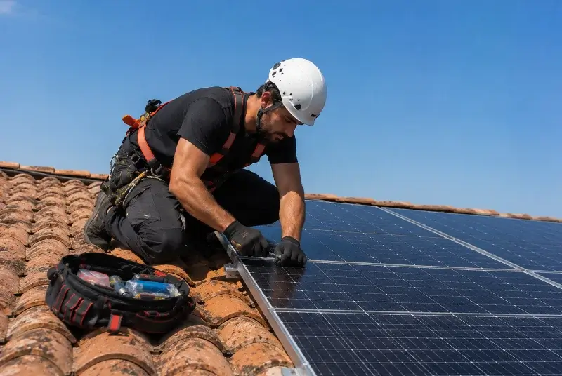 Maintenance et monitoring de panneaux solaires à Saint-Paul-en-Pareds