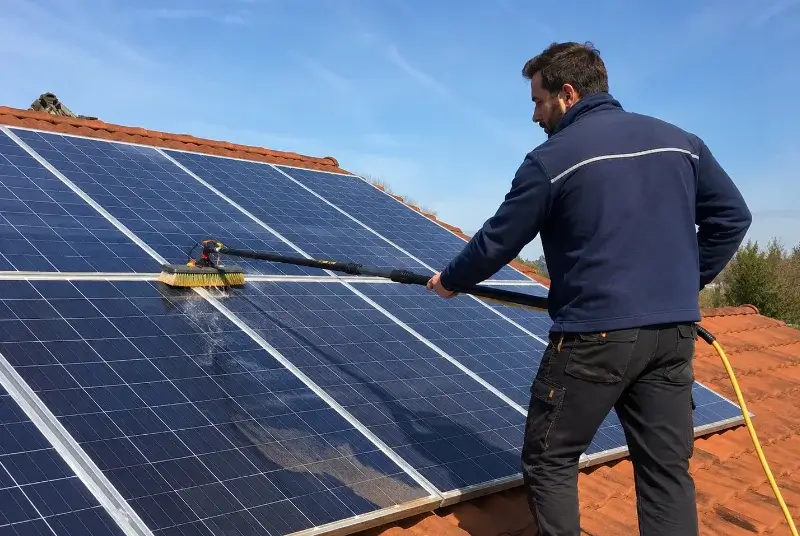 Nettoyage et entretien de panneaux solaires à Saint-Paul-en-Pareds